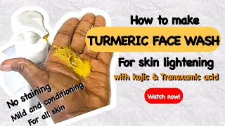 I love this turmeric brightening face wash Full recipe with measurements [upl. by Symons59]