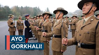 Gurkha describes passing out parade as proudest moment of his life [upl. by Aiam240]