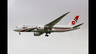 Airliners landing at London Heathrow Airport 090219 [upl. by Nickolas]