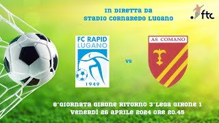 FC Rapid Lugano vs AS Comano [upl. by Kerad]