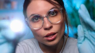 ASMR Theres Something In Your Eye👁 Eye Exam Medical Doctor Roleplay Close Up Personal Attention [upl. by Atirihs]