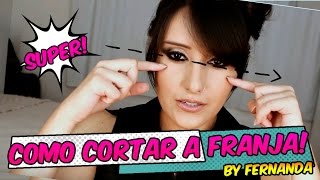 🌟COMO CORTAR A FRANJA DE UM JEITO QUE AFINE O ROSTO [upl. by Giuditta52]