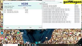 VCDS DPF filter filling check VW Passat B8 180K [upl. by Lorollas]