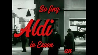 Essen 50er Jahre ein Albrecht Laden  Aldi private Aufnahmen [upl. by Netsirc545]