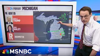 Kornacki breaks down first Michigan primary results [upl. by Yahiya769]