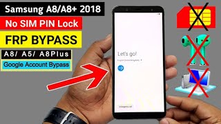 Samsung Galaxy A8 FRP Google account Bypass Without PC 2023 [upl. by Eelorac]