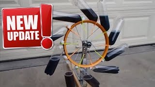 HD Perpetual Motion Machine  UPDATE  Home Made Bhaskara Wheel [upl. by Siramay]