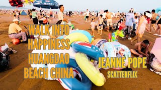 quotBeach Walk in China  Returning Home to Happiness Summer Fun at Huangdao Beach  Qingdao China [upl. by Redman]