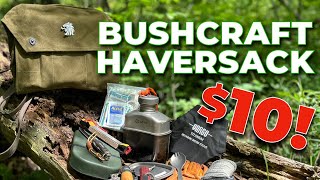 10 Bushcraft Haversack  Military Surplus For Bushcrafting [upl. by Nairod]