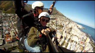 Kapstadt aus der Luft Paragliding live  Cape Town from above [upl. by Anikram]