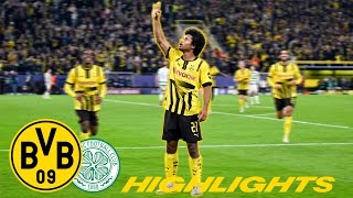 71 Adeyemi scores three Guirassy twice  BVB  Celtic  Highlights [upl. by Notliw]