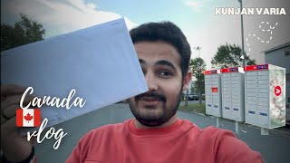 shortvlog Day7  How does Canada Post works  Kunjanvaria [upl. by Rayner]