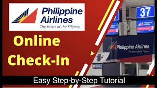 How to CheckIn Online  Philippine Airlines  Easy StepbyStep Tutorial [upl. by Aniratak289]