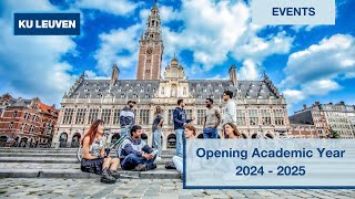 Livestream Opening Academiejaar 20242025 [upl. by Reahard]