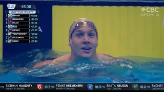 Caeleb Dressel 100m Freestyle American Record ISL Final [upl. by Notkcorb]