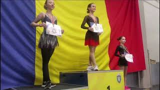 Carla Vlad  Locul 1 Campionatul National de Patinaj Artistic Brasov 2023 [upl. by Dorinda]