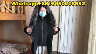 Mackage ADALI Down coat with silver fox fur Signature Mackage Collar black from BOOTSFY [upl. by Crysta689]