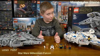 Meister der Steine 75257 LEGO Star Wars Millennium Falcon [upl. by Leamhsi]