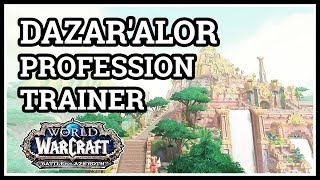 Dazaralor Blacksmithing Trainer WoW [upl. by Sassan]