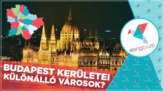 Így nézne ki Budapest ha a kerületek önálló városok lennének [upl. by Eiramyelhsa75]