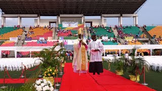 MESSE DORDINATION ÉPISCOPALE ET DINSTALLATION DE MGR ABEL LILUALA AU STADE MUNICIPAL DE PN PART I [upl. by Lugar]