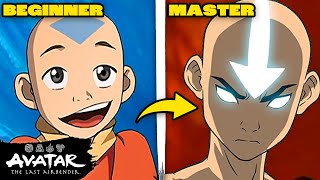 Avatar Aang’s Evolution Mastering All 4 Elements  Avatar State 🌊⛰🔥🌪  Avatar The Last Airbender [upl. by Ovid925]