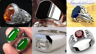 new trending silver ring designs for men in 2020latest stylish men silver ring design collection [upl. by Odnamla655]