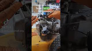 How an auto choke works on a mower fyp foryou foryoupage fypシ゚viral small engine repair diy [upl. by Coffin]