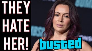 Woke Hollywood Elite Alyssa Milano gets NUKED after she BEGS fans for money Millionaire EXPOSED [upl. by Henriques]