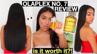 NEW OLAPLEX NO 7 BONDING OIL REVIEW  is it worth it [upl. by Nagem]