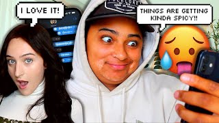 SPICY LYRIC PRANK ON GIRLFRIEND THINGS GET SPICY 🌶  LGBT COUPLE 🏳️‍🌈 [upl. by Ael]