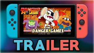 Danger Mouse The Danger Games  Nintendo Switch Trailer [upl. by Ymiaj490]