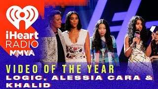 Logic Alessia Cara and Khalid Win Video of the Year  2018 iHeartRadio MMVA [upl. by Ahsap255]