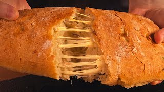 ASMR French Baguette with Cheesy Filling and Creamy Coffee Milkshake  ASMR Cooking amp No Talking [upl. by Herriott]