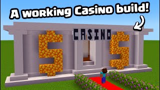 Working Casino Build in Minecraft [upl. by Elehcar]