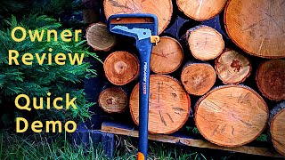 Fiskars Hookaroon  28 Inch XA22  Review and Quick Demo [upl. by Nuavahs313]