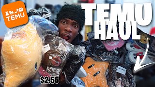 HUGE TEMU HAUL  clothes accessories room decor and more [upl. by Hudis]