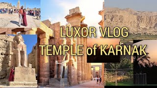 LUXOR Vlog 2024  Temple of KARNAK  Nile River Boat Ride egypt luxor nileriver africa vlog [upl. by Llenil]