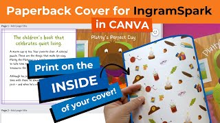 IngramSpark COVER with Duplex Printing in Canva for Childrens Book [upl. by Illa]