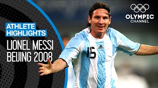 Lionel Messi 🇦🇷 at the Olympics  Athlete Highlights [upl. by Myrlene]