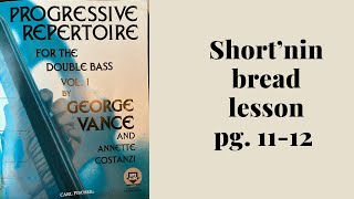 Beginner Bass Lessons Book 1 George Vance Short’nin Bread [upl. by Ardnalak68]