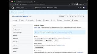 Github  Enable GitHub Pages 2022 [upl. by Kelbee]