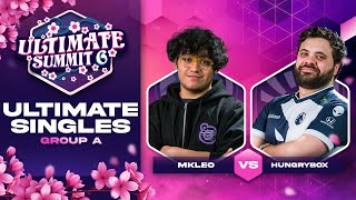 MkLeo vs Hungrybox  Group A Ultimate Summit 6  SSBU Singles  Byleth vs Puff [upl. by Airel]