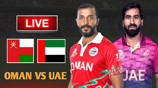 Oman vs Uae Live  Uae vs Oman Acc Premier Cup Live  Uae vs Oman Live Score With Commentary [upl. by Jet271]