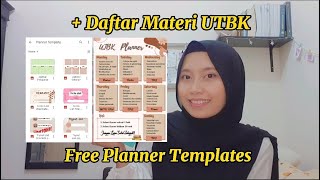 Cara Membuat Jadwal Belajar UTBK SBMPTN  Daftar Materi SAINTEK dan SOSHUM Study Plan [upl. by Neelyar]