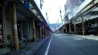 富士宮市の「マイロード本町」を自転車で走る Cycling on the Shopping Street Fujinomiya JAPAN [upl. by Macy]