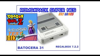 Pack 892 Games Super Nes Scrapers Batocera Recalbox [upl. by Eseila]