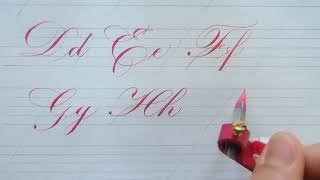 Copperplate Calligraphy from AZ [upl. by Doniv]