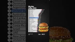 Big Mac Index 2024 [upl. by Fogarty142]