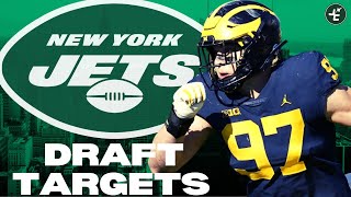 5 DRAFT TARGETS For The New York Jets Ep 3  2022 NFL Draft [upl. by Ilsel430]